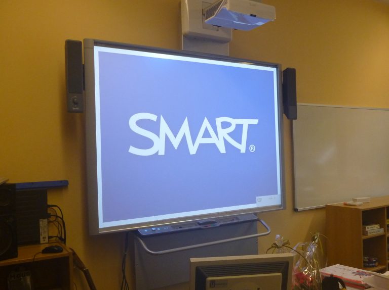 Ein SMART Board für die 2a